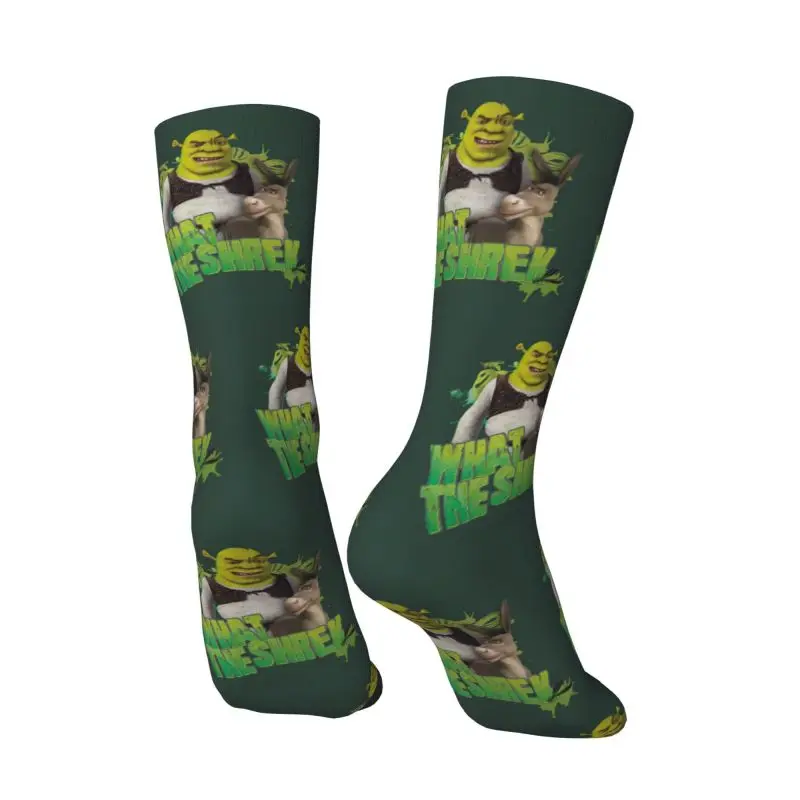 Kawaii What The Shrek Socks Men Women Warm 3D Print Football Sports Socks