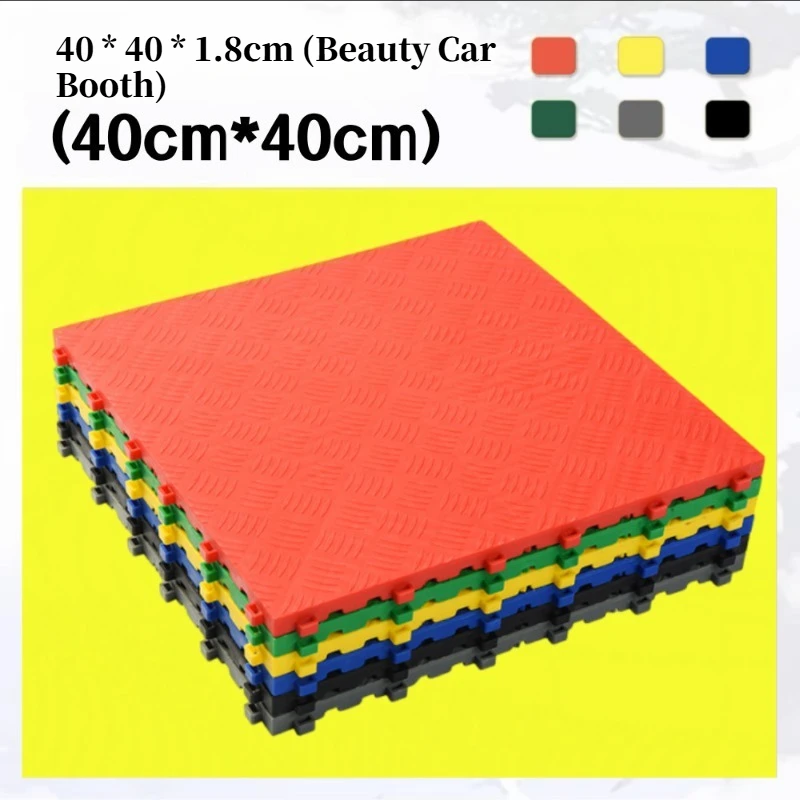

Slip-resistant Floor Mats with Plastic Interlocking Grids for Car Washes, Beauty Salons, and Drainage-free Cleaning