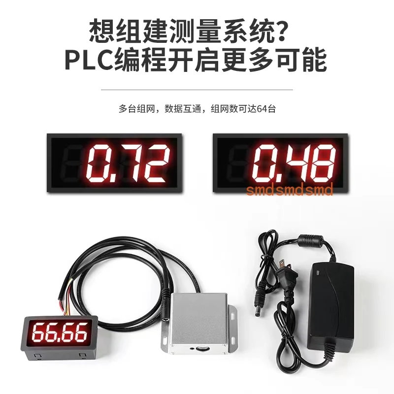Laser Ranging Sensor Industrial Module High Precision TTL/485 Serial Port Analog Range Up To 100 Meters