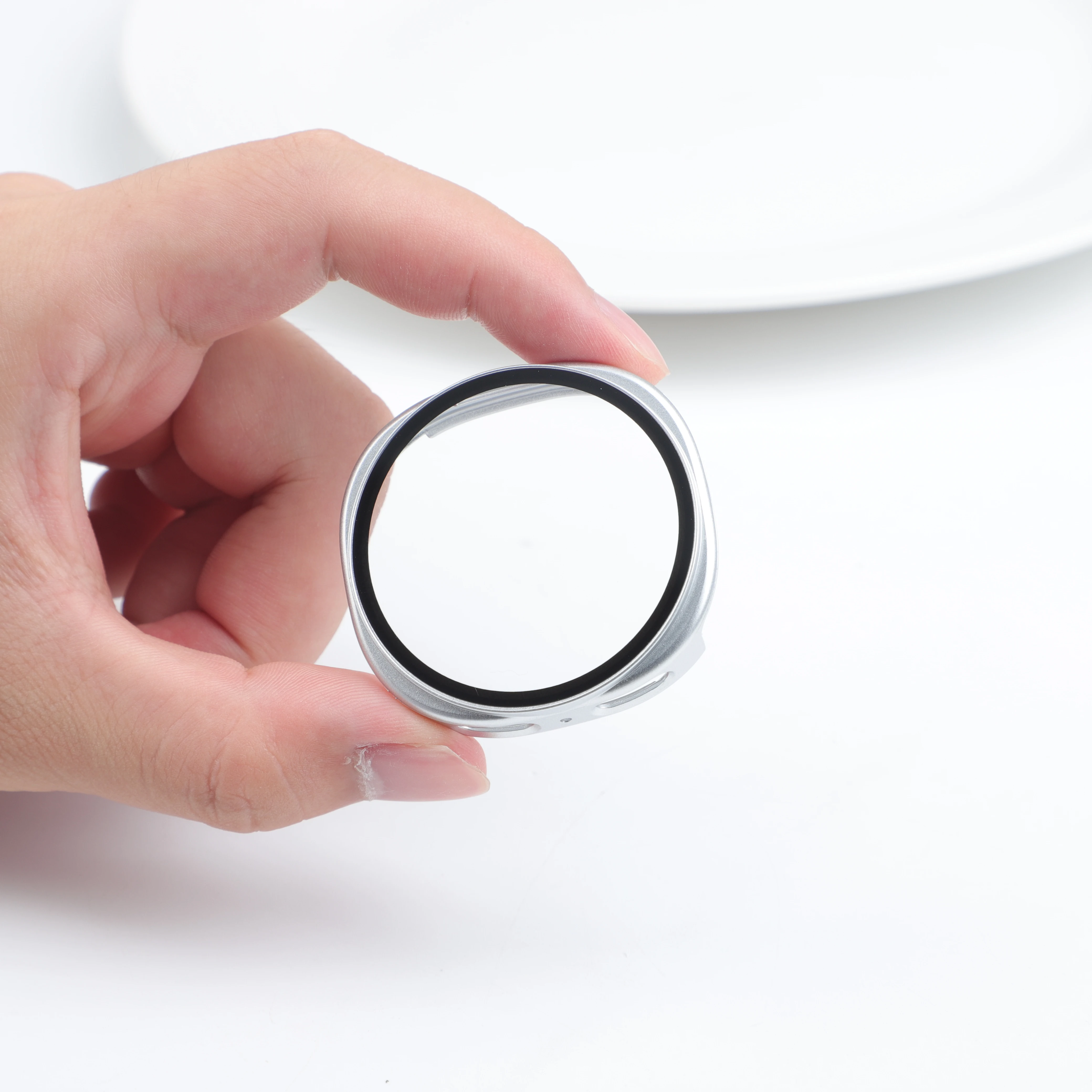 Gehärtetes Glas + Hülle für Samsung Galaxy Watch 9 8 Zubehör Rundum-Hartschalen-PC-Bumper-Rahmen Displayschutz 40MM 44MM Abdeckung – Detail 3