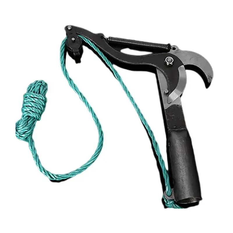 Professional 2PCS High-Altitude Extension Pruning Shears Effortless Shears With Rope Retractable Fruit Picker Branch Scissors