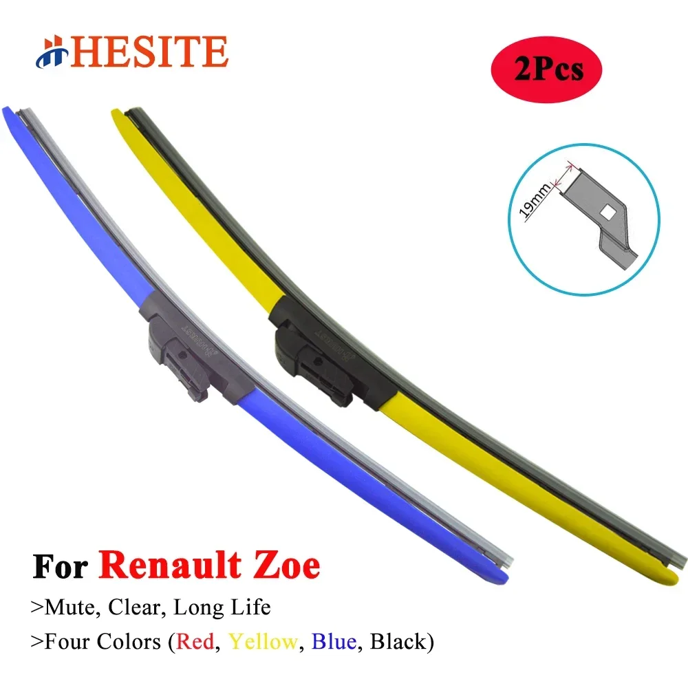 

HESITE Colorful Windshield Wiper Blade For Renault Zoe Hatchback B10 BFM 2012 2013 2015 2018 2019 2020 2021 2022 Car Accessories