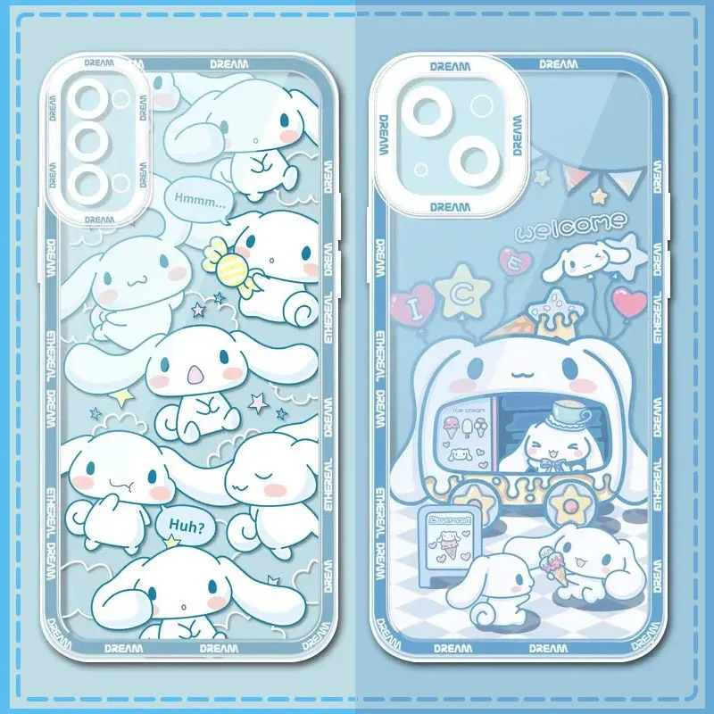 Etui Kawaii Cinnamorol Star Line do Samsung Galaxy A56 A36 A26 A16 A06 A55 A35 A25 A15 A05 A05S A54 A34 A24…