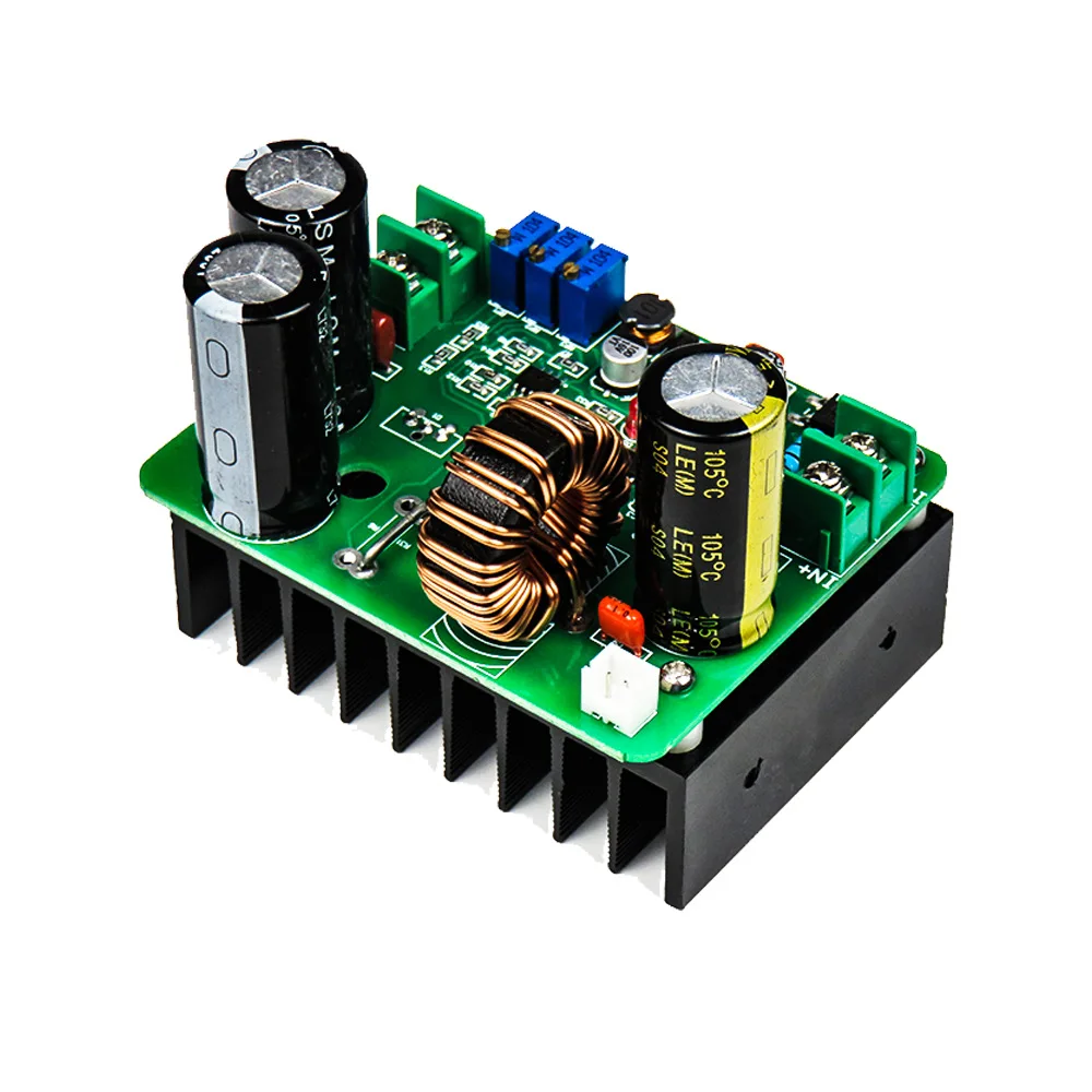 BT900W Adjustable Charger Power Supply Module 8V-60V to 12V-130V 15A Buck Stabilized Voltage Constant Current High-Power Module