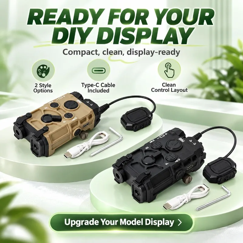 Mouse Tail Wired Control Switch OGL Model Cassette Hobby Model Flashlight Modification Fitting
