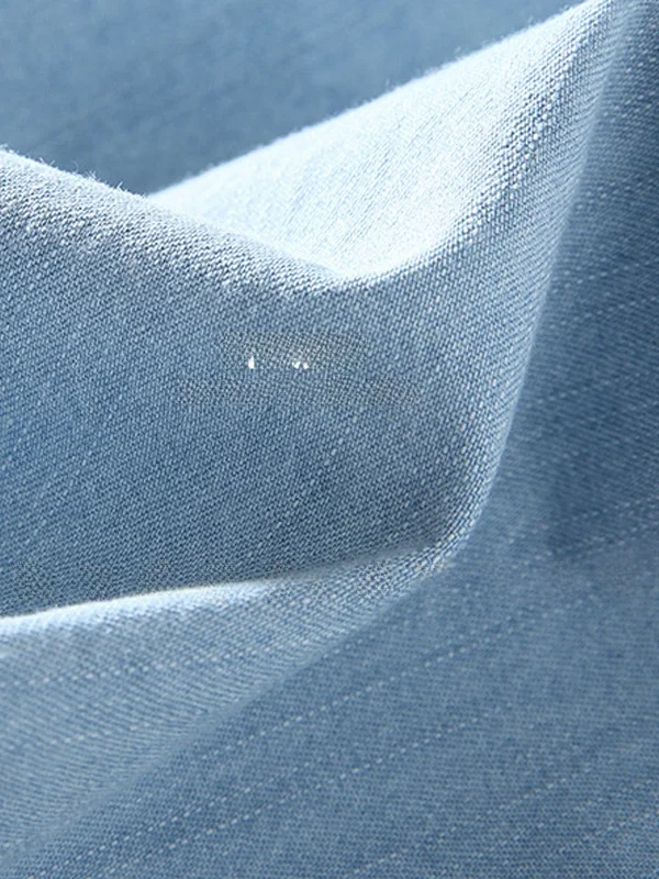 

Loose Fit Pure Cotton Long Sve Denim irt Men's Spring Autumn Casual Sle Vintage Trendy Top Outerwear Youth Faion