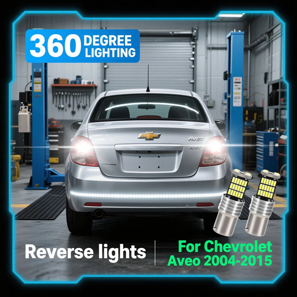 

High Bright Reverse lights LED BulbLed Daytime Running Light Turn Signal Accessories 1156 BAU15S PY21W For Chevrolet Aveo 2004-2