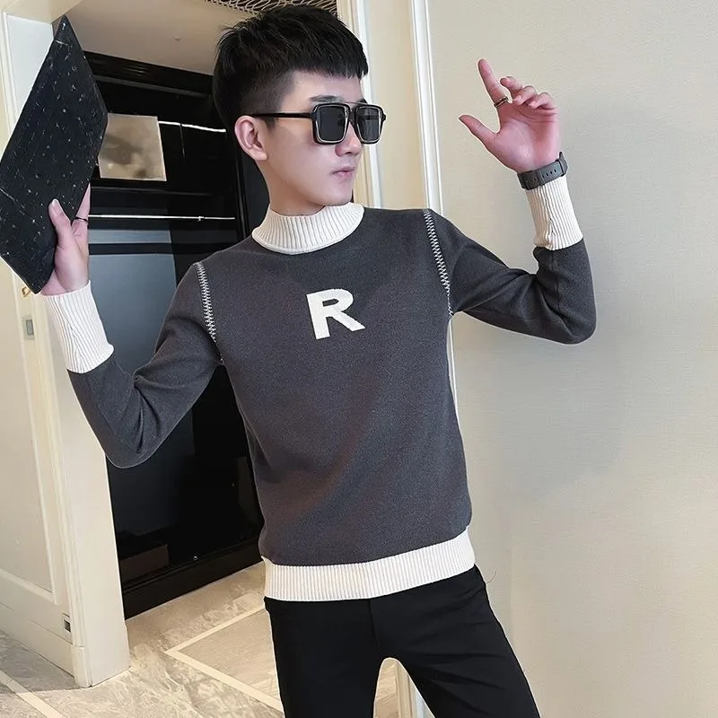 

Осенне-зимний вязаный свитер с буквенным принтом и длинными рукавами, осень-зима, новый модный прочный топ с Vibe