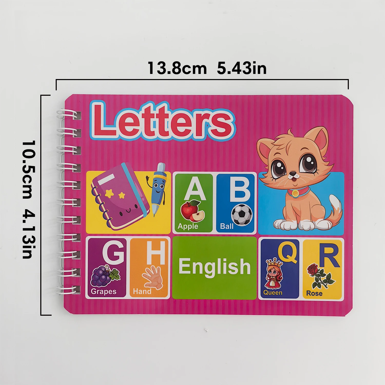 English Alphabet Flash Cards for Kids Homeschool Learning 26 Letters Math Number Montessori Educational Flashcards Teaching Aids