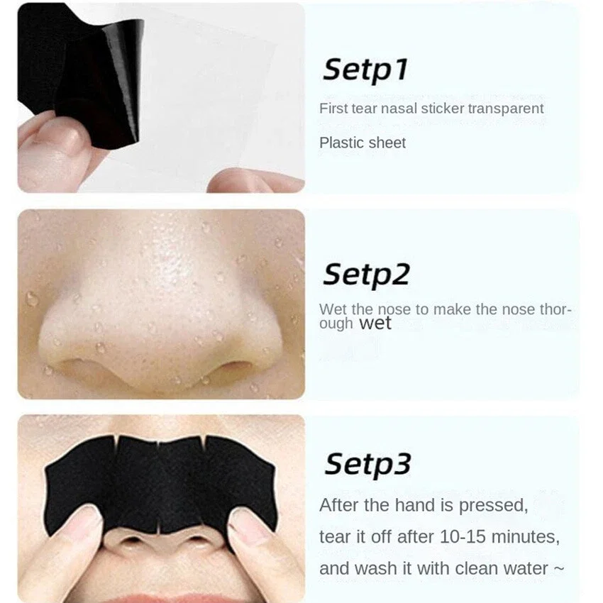 Masque dissolvant de points noirs pour le nez, nettoyage en profondeur, rétrécissement des pores, traitement de l'acné, soins de santé, masque Facial pour le nez