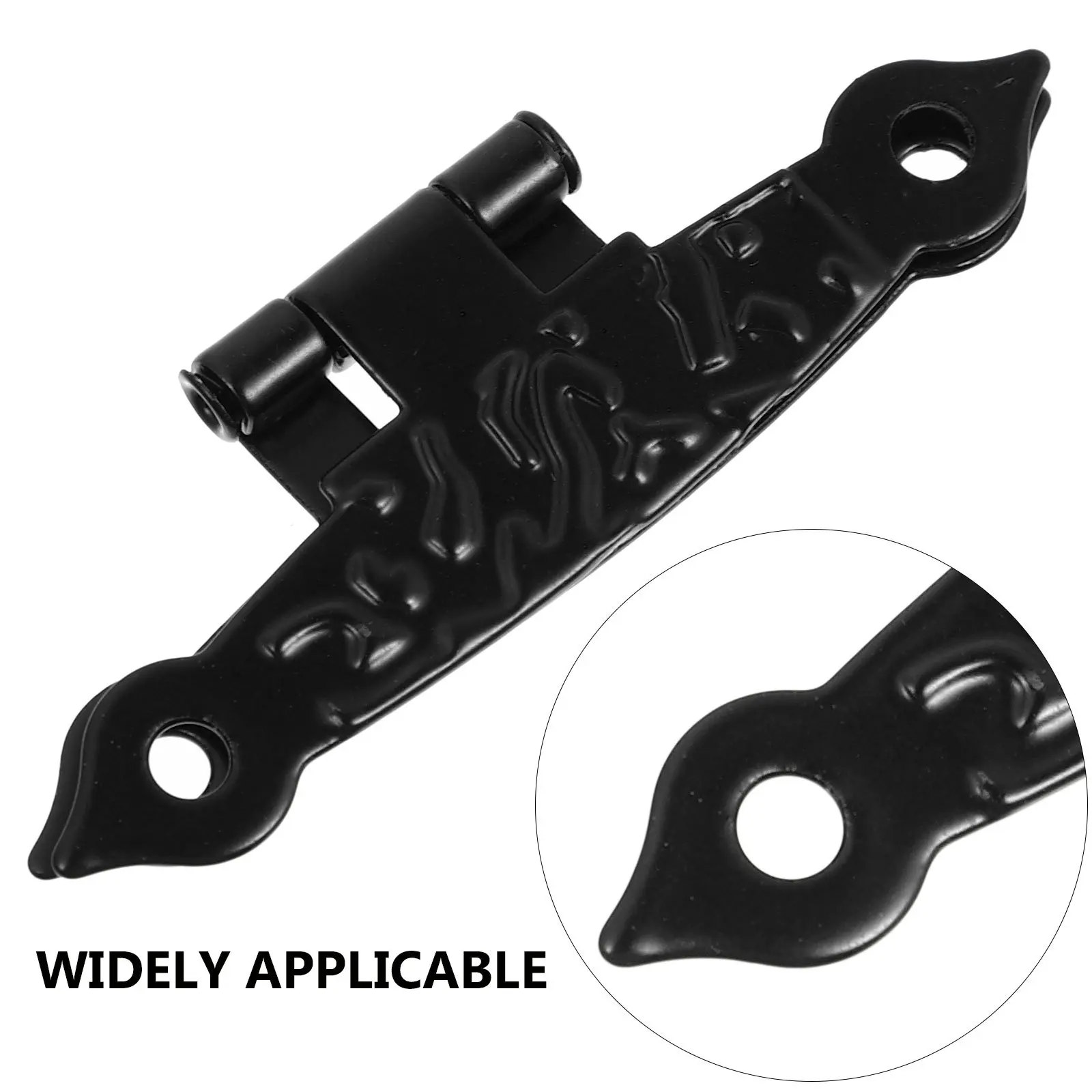 

10Pcs Wooden Box Hinges Durable Iron Vintage Retro Style Easy Install Smooth Surface for Jewelry Boxes Cabinets Drawers