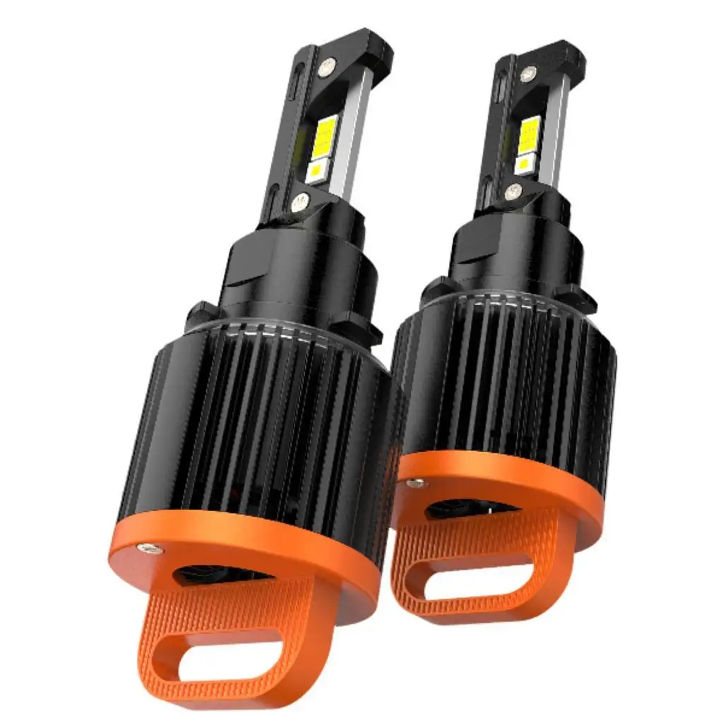 

Светодиодные лампы для замены автомобильных фар, Plug and Play, алюминиевые, 5000 лм, суперяркие, 6000K, водонепроницаемые, для безопасности на дорогах ночью