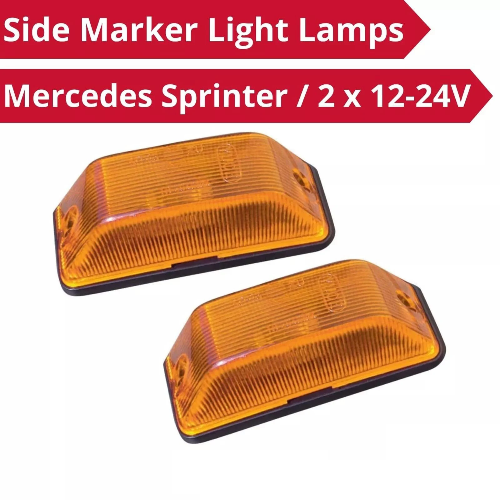 

2X Car Side Indicator Marker Light Lamp Amber For Mercedes Sprinter Side Indicator Light Car Accessories Signal Lamp Light Parts