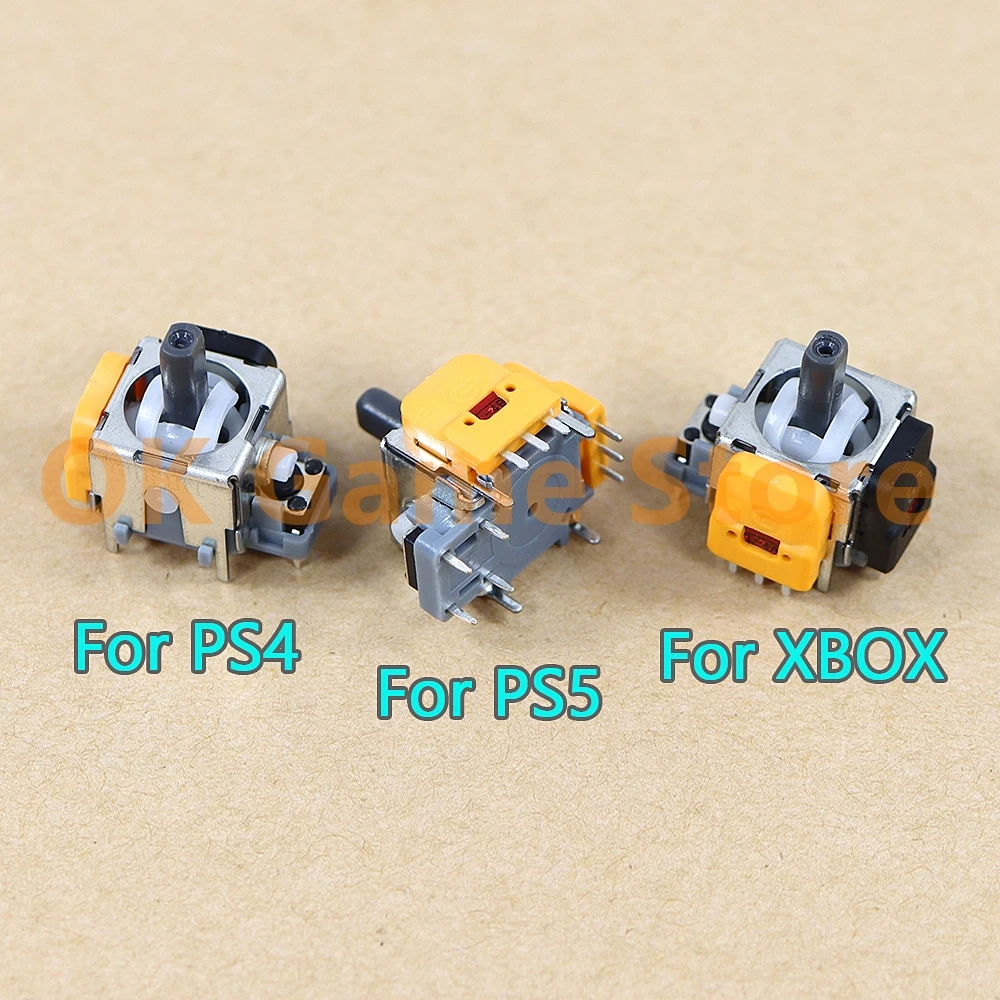 30pcs Orange Analog Sensor Potentiometer Hall Effect IC Joystick Module For PS5 PS4 XBOXONE XBOX Series Controller