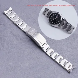 19mm Watch Band Strap 316L Stainless Steel Silver Oyster Style Bracelet For SEIKO 5(SNXS73 75 77 79 80 81 SNFF05 SNXG47) J1/K1