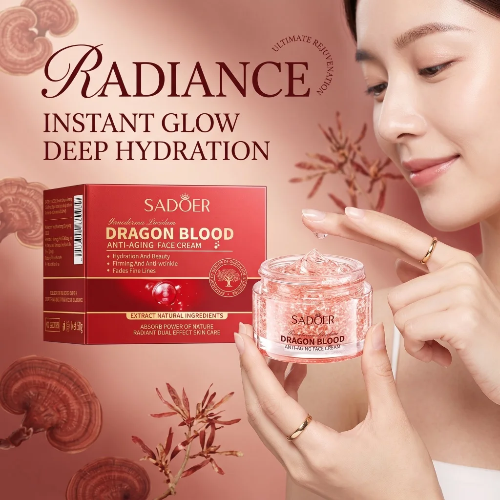 Dragon Blood Retinol Facial Cream Deep Moisture Firming Rejuvenating Care Smooth Dry Rough Skin Revitalize Dull Complexion