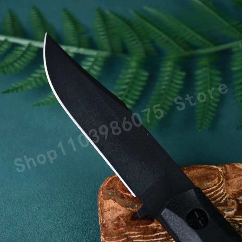 KB EK50 شفرة مستقيمة عالية الجودة 8Cr13Mov شفرة ألياف النايلون مقبض مقاومة للصلابة بقاء المحمولة سكين الدفاع عن النفس