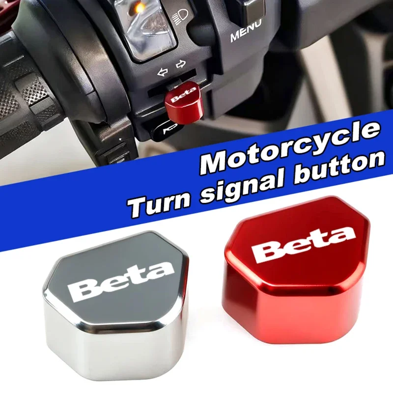 Tapa de llave de botón de interruptor de señal de giro CNC para motocicleta Beta RR 125 200 350 390 430 450 480 2T SM 4T LC 50 Enduro Evo 250 300