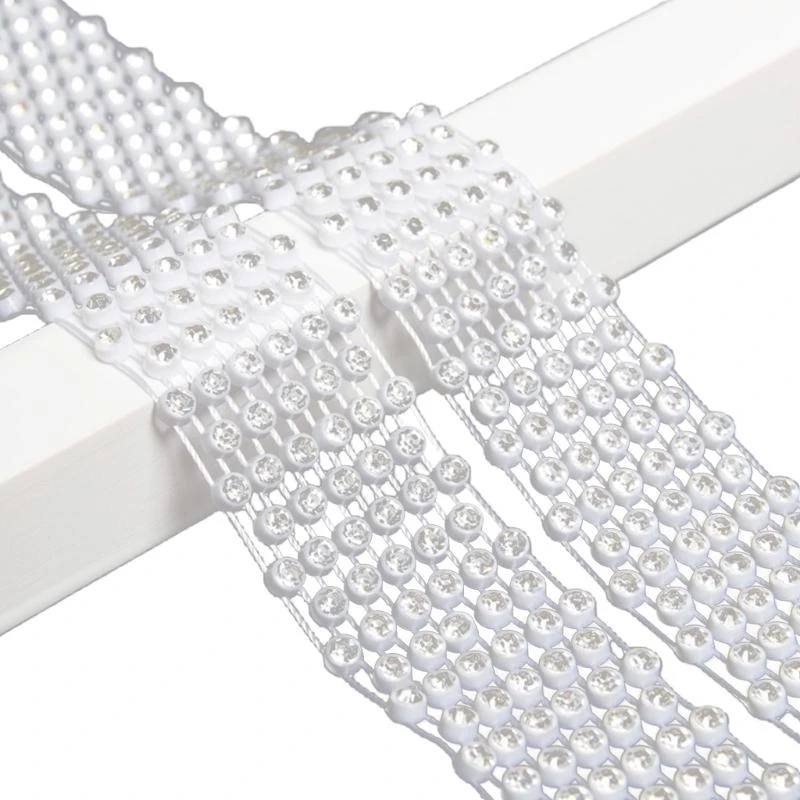 

652F Women Glittering Rhinestones Necktie for Carnivals Theme Parties and Celebration Crystal Long Scarf Necklace Neckerchief