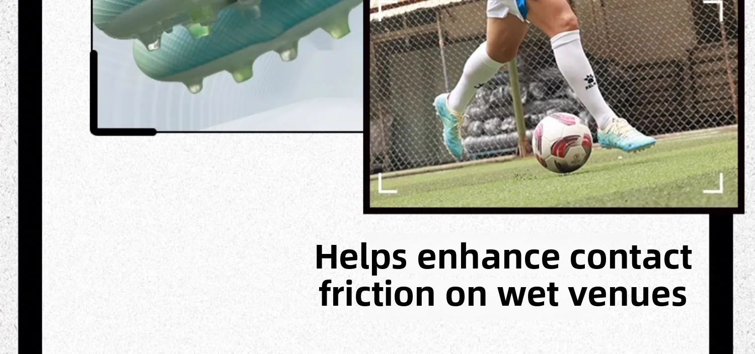Kelme Professionelle Fußballschuhe für Herren, Mg-Training, Fußballschuhe für Jugendliche und Kinder, rutschfeste Fußballschuhe für den Innenbereich – Detail 6