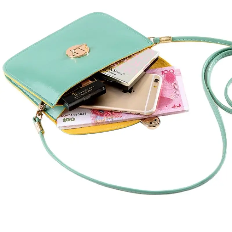 PU Leather Women\'s Casual Shoulder Crossbody Bag Female Handbag Small Phone Coin Purse Brands 2023 Ladies Money Pouch For Girls