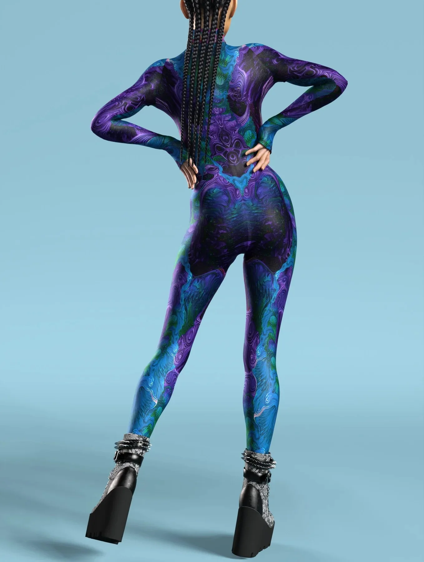 Damen Herren Muskel-Mensch Wüste Dazzle in Sieben Farben 3D-Druck Verkleidungs-Jumpsuit Halloween-Party Cosplay-Kostüme Outfit – Detail 23