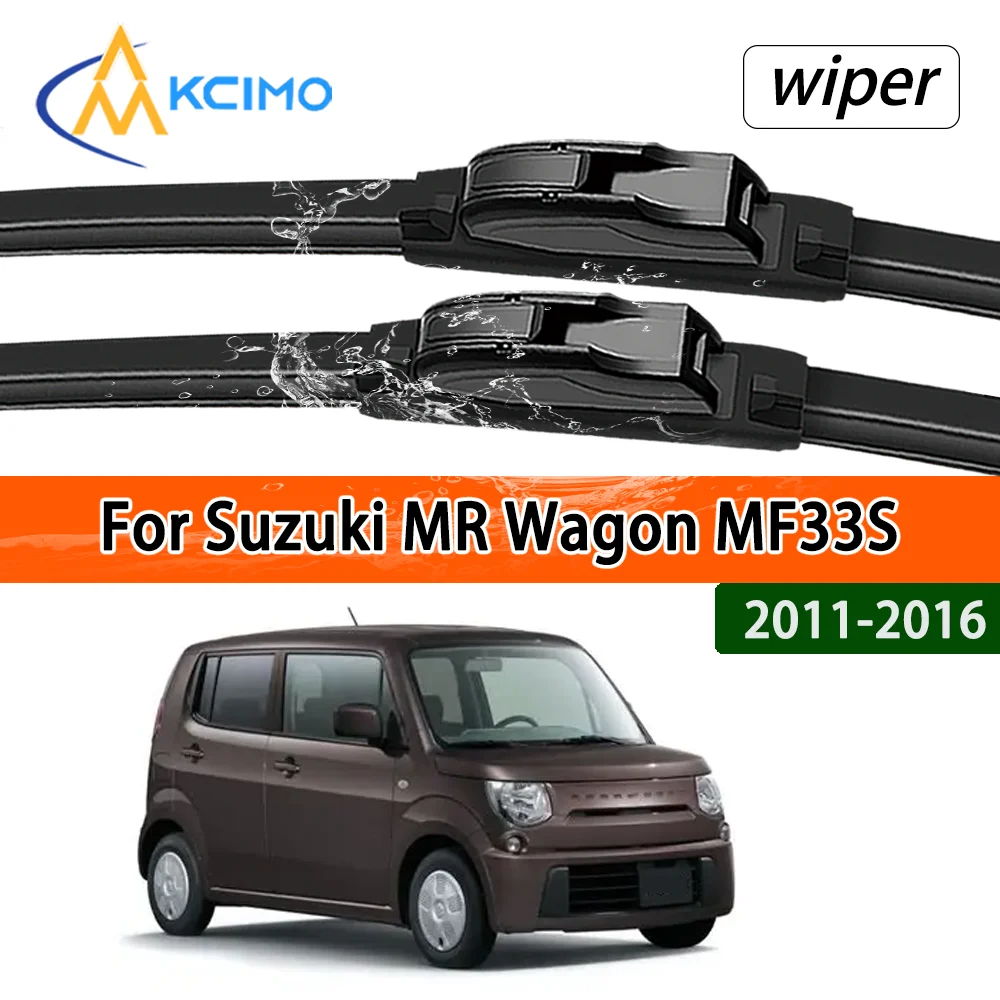 Leise Frontwischerblätter für Suzuki MR Wagon MF33S Nissan Moco 2011–2016, klare Sichtgarantie, langanhaltende Leistung