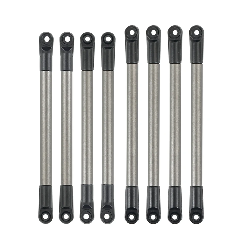 

8Pcs Metal Link Rod Pull Rod Wheelbase for 1/10 RC Crawler Car Axial SCX10 90027 RC4WD D90 D110 CC01 TF2 MST-Drop Ship