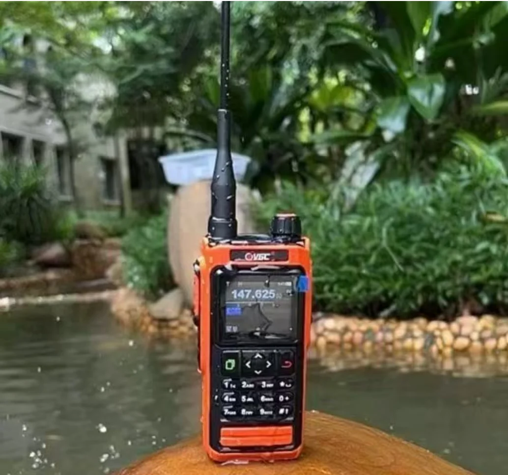 VR-N76 Walkie Talkie UV, Dualband IP67 tahan air Radio Bluetooth pemosisian GPS