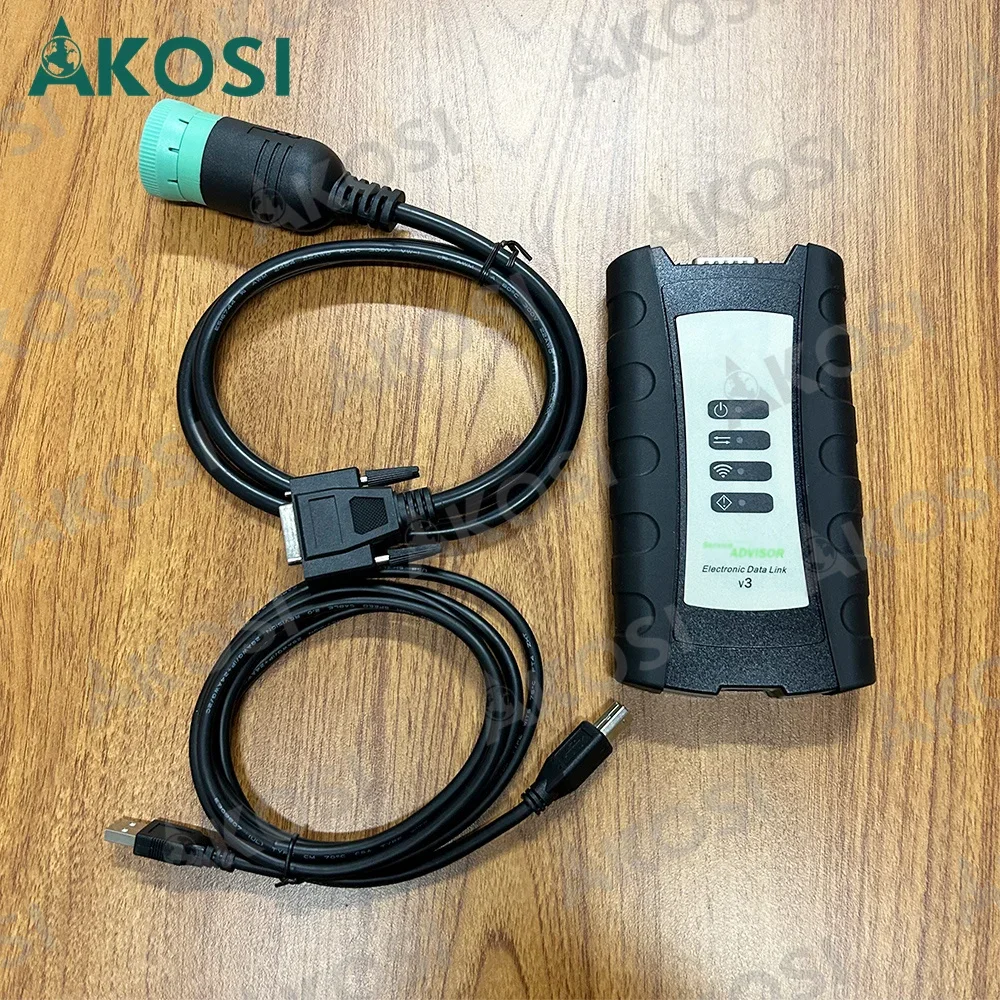 V5.3 Electronic Data Link EDL V3 Diagnostic Adapter Service EDL v3 Advisor construction Agricultrue diagnotic tool