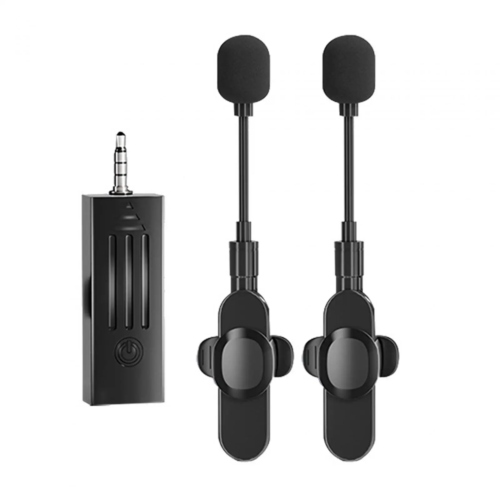 Wireless Lavalier Lapel Mic, Conexão Automática, Clip on, Zoom, Vlog, Áudio, Gravação de Vídeo, YouTube, Facebook, Ao Vivo