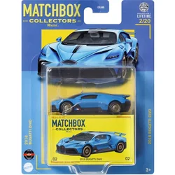 Original Matchbox Collectors Car GBJ48 1/64 Metal Diecast 2018 Bugatti Divo Vehicle Model Toys for Boys Collection Birthday Gift
