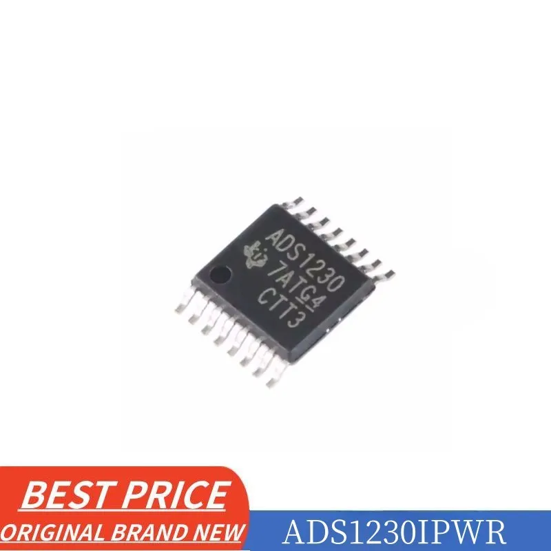 New Original IN STOCK ADS1230IPWR ADS1230 TSSOP-16 SPI 20-bit Delta-Sigma analog-to-digital converter For Bridge Sensors