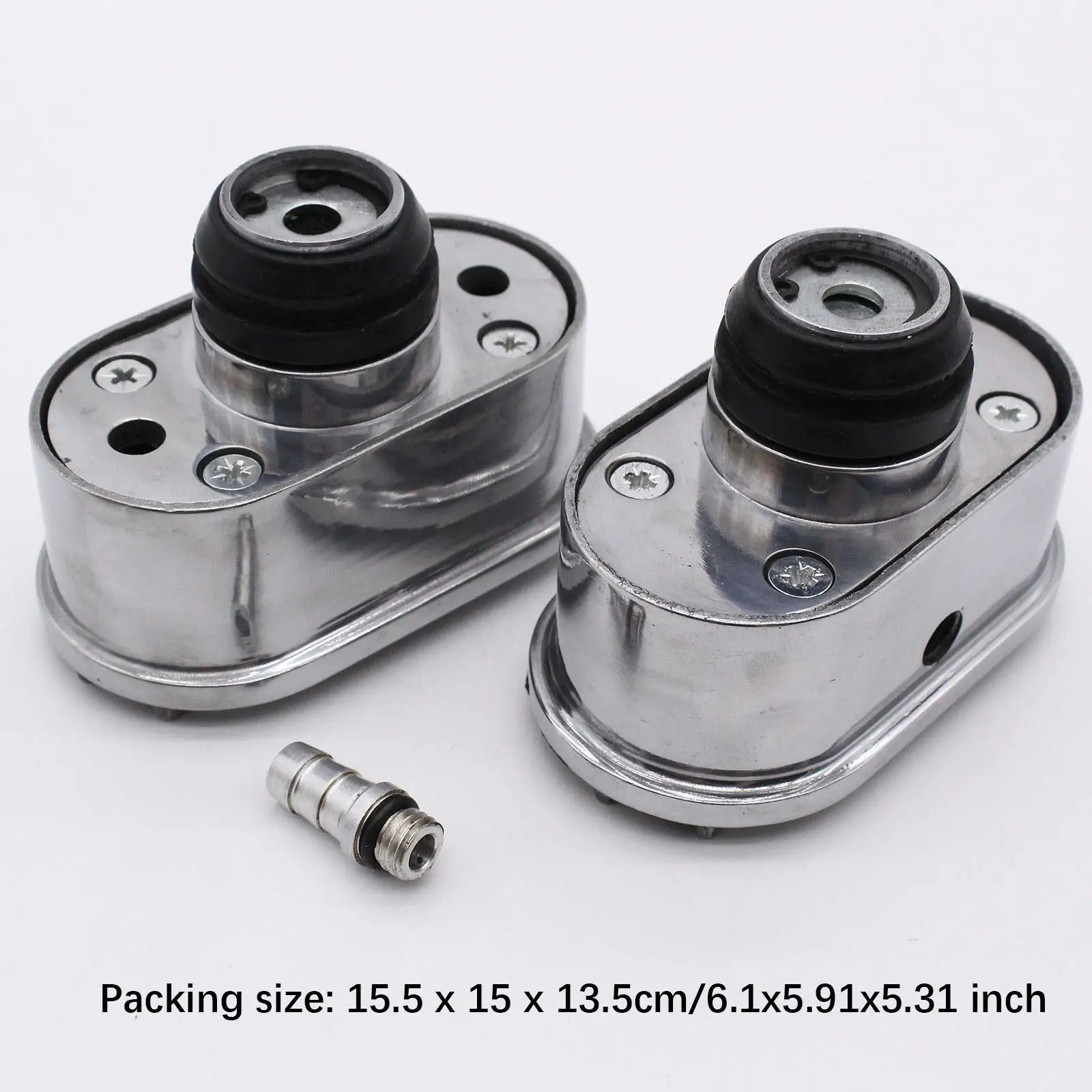 Valve Cover Breather Pcv Combo Kit Replacement Polished High Performance, Spare Parts Aluminum Finned for Hot Rod Sbc350