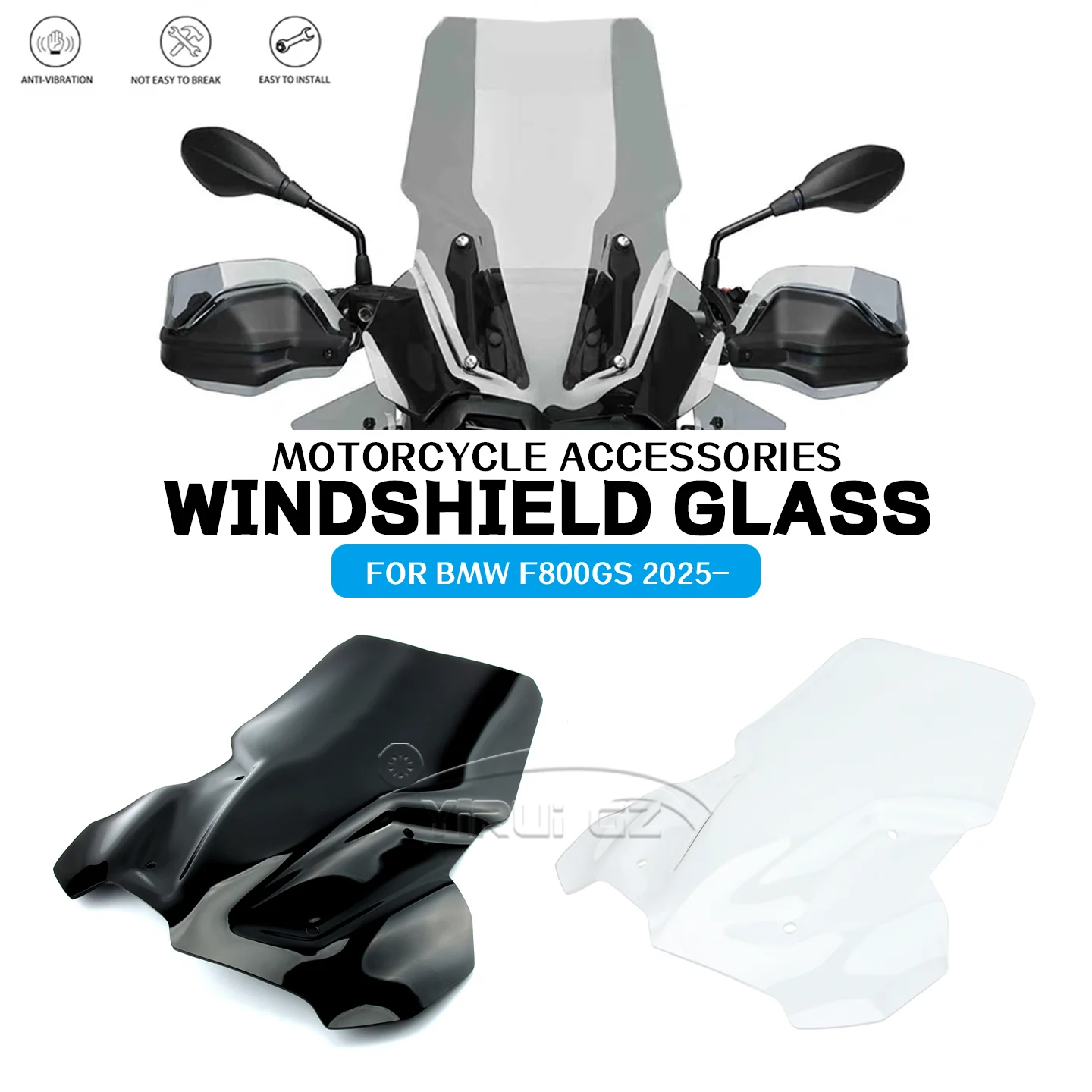 

Motorcycle Accessories For BMW F800GS Windscreen Windshield Wind Deflectors Screen Viser Visor Clear Wind Shield F 800 GS 2025-