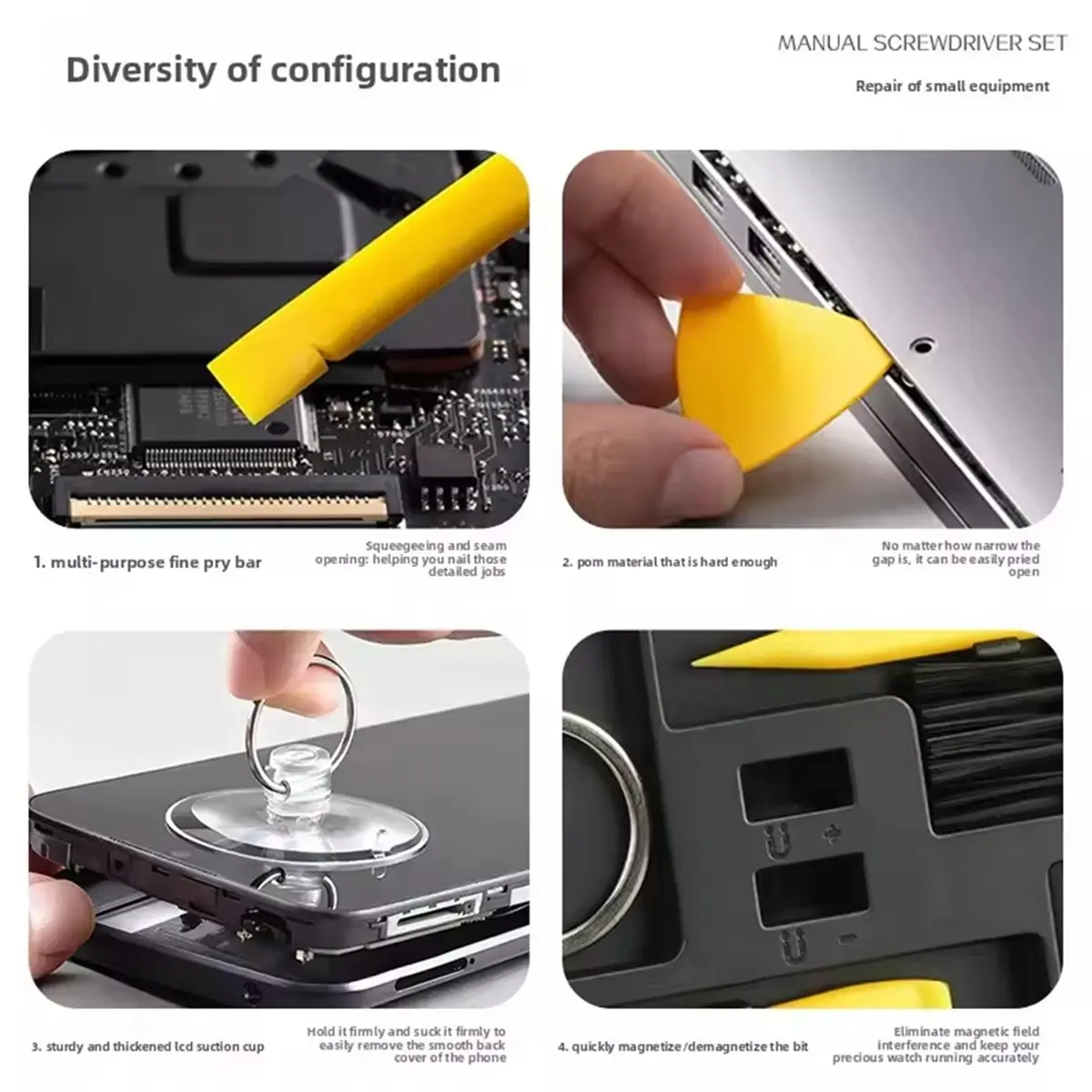 58-in-1 Precise Screwdriver Set - Multi-Functional Repair Tool Kit for Phones, Laptops, Electronics & Gadgets