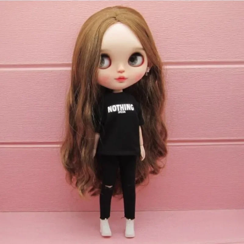 BBIKG343 Nieuwe stijlen Aangepaste poppenkleertjes t-shirt jassen broek voor uw bb fr ob24 ob27 pp liccaa blythee poppen