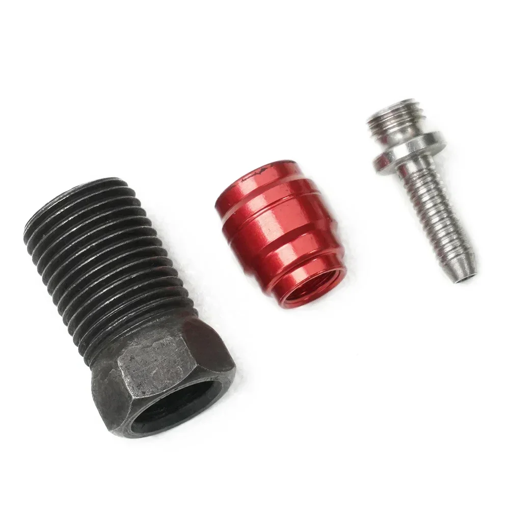 Bicycle Disc Brake Hose Barb Screw In Type T-head Screws Olive Connecting Nut Set For-SRAM Bike Oil Nail Brake Spare Parts