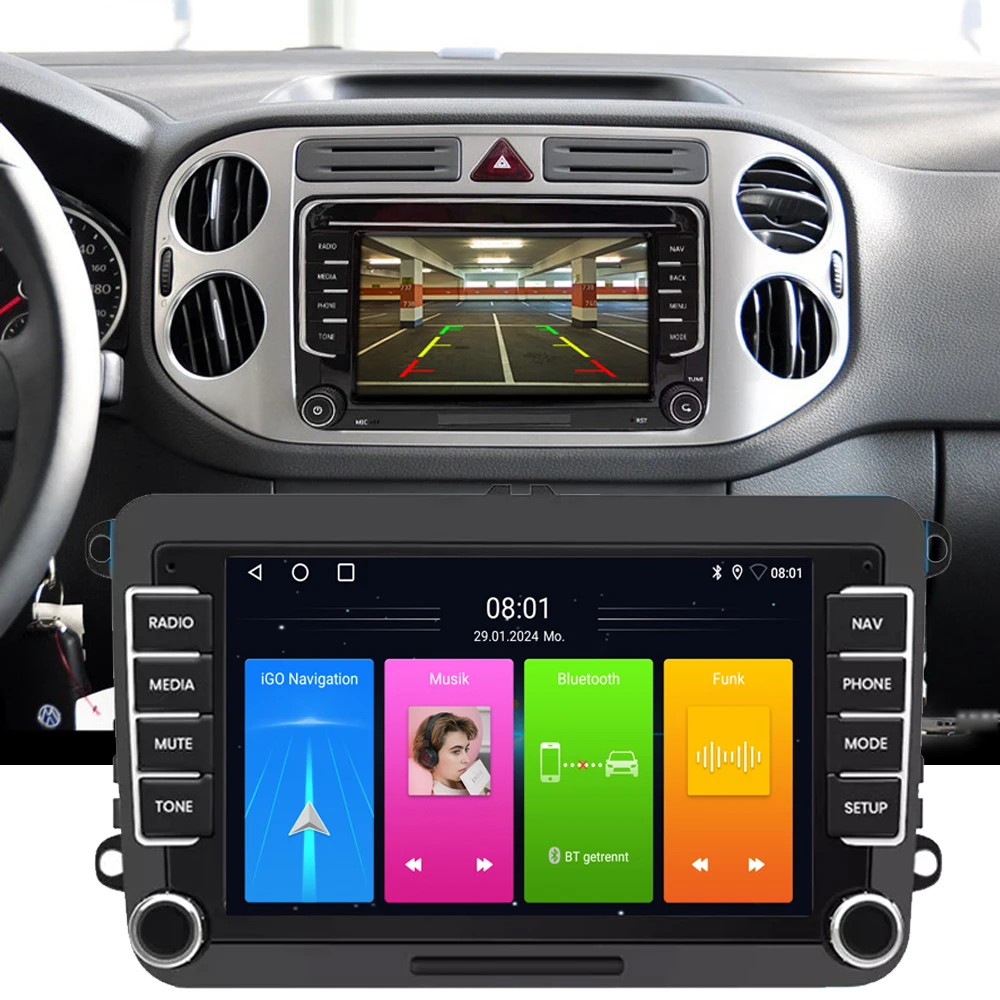 Android car radio with Wireless carplay GPS Navigation FM PIP for VW Beetle Coupe Cabrio 5C1 5C2 5C7 5C8  2011- 2019