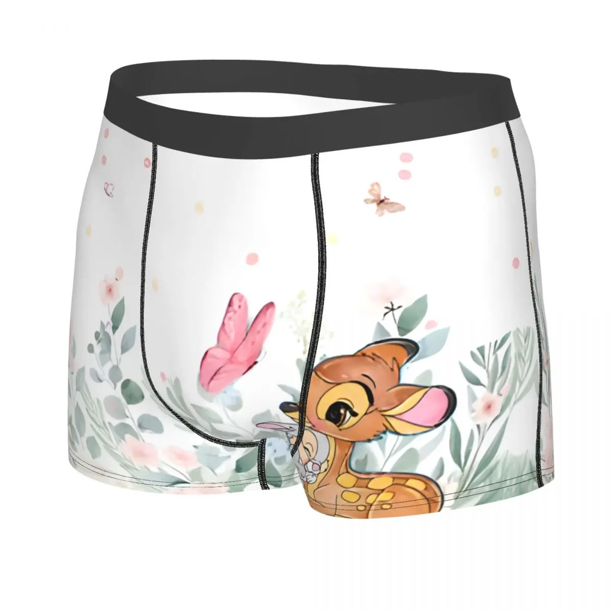 Cartoon personalizzato Bambi Anime Boxer Pantaloncini Slip da uomo Intimo Mutande fresche