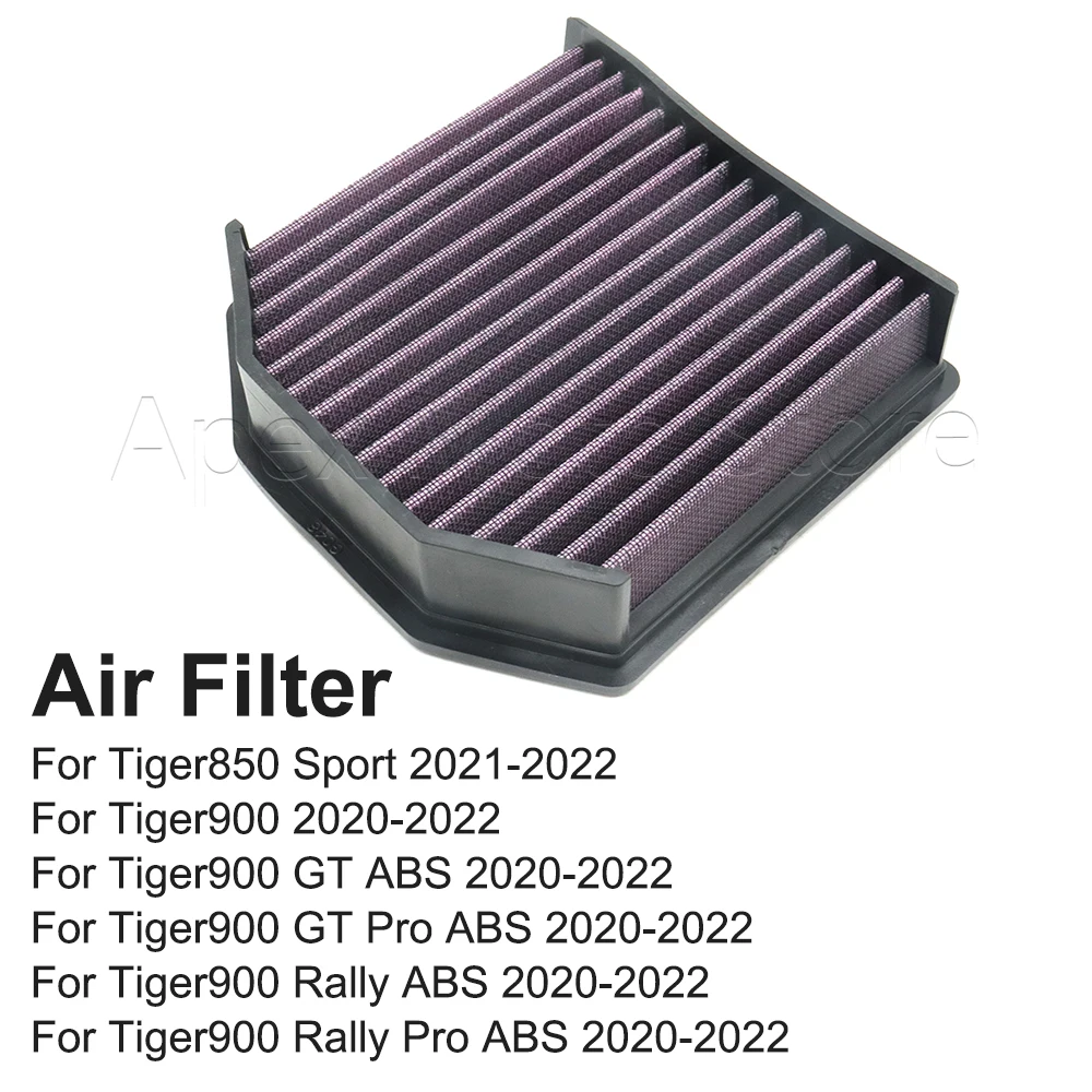 

Motorcycle Accessories Air Filter Intake Cleaner For Tiger850 Sport 2021-2022 Tiger900 GT Rally 2020-2022