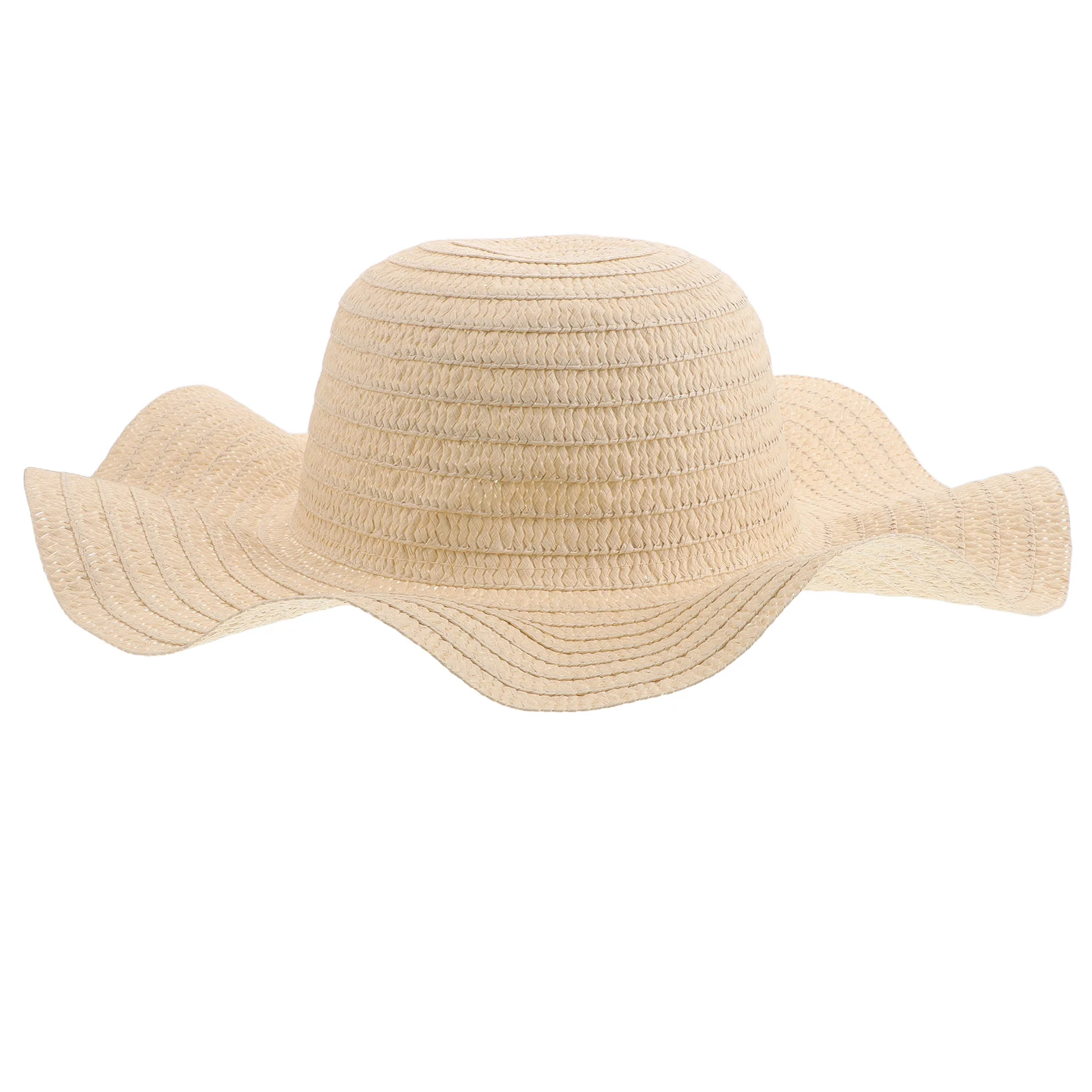 

DIY Blank Hat Embryo Straw Wide Brimmed Sun Hat Women Beach Travel Lightweight Breathable Summer Large Brim Ladies Straw