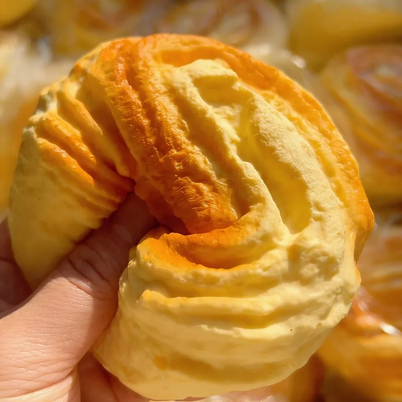 Juguetes Antiestrés de Pan Desmontable Súper Blandito, Juguete de Pan para Apretar y Ventilar, Alivia la Ansiedad, Juguete Antiestrés para Niños y Adultos, Regalos