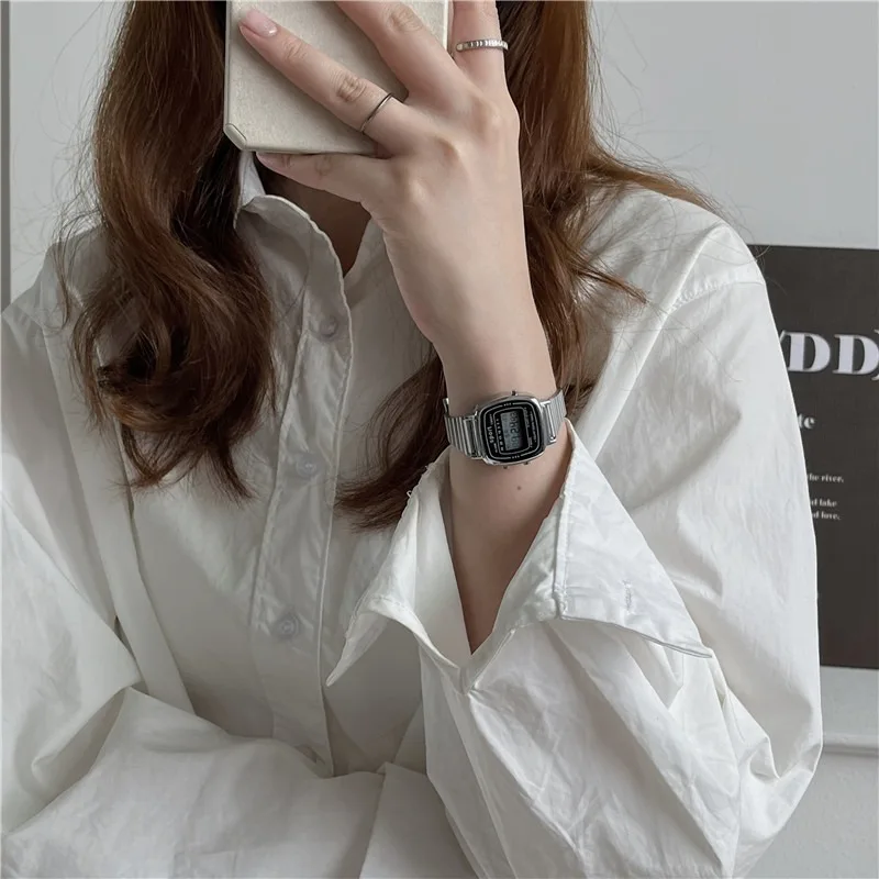 

Luxury Small Dial Digital Women Electronic Watches Calendar Waterproof Ladies Sports Wristwatches Girl Clock Relogio Feminino