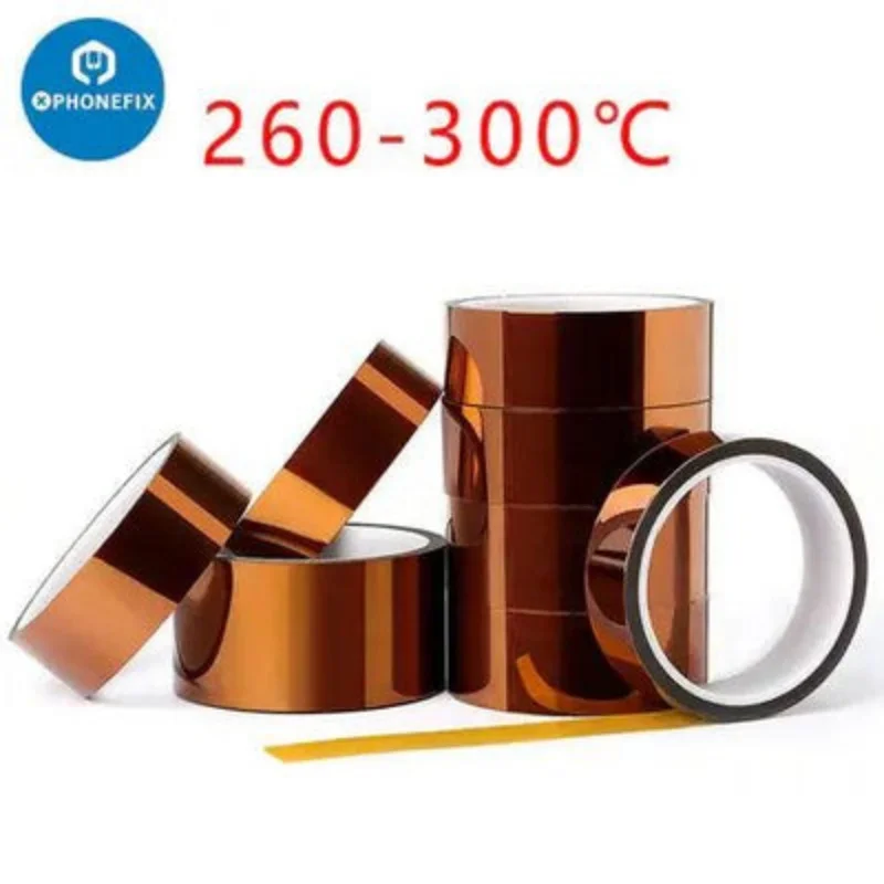 Mechaniker 400 ℃ Hochtemperaturbeständiges Klebeband Polyimid-Aufkleber für Handy-Leiterplatten Batterie-Umwicklung Schutz-Reparaturwerkzeug