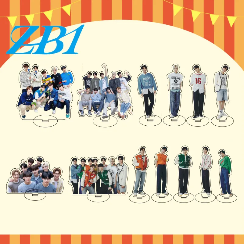 KPOP ZEROBASEONE Acrylic Stand Figure ZB1 Gyuvin Taerae Ricky Yujin Hanbin Action Figure Standing Model Desktop Decor Fans Gift