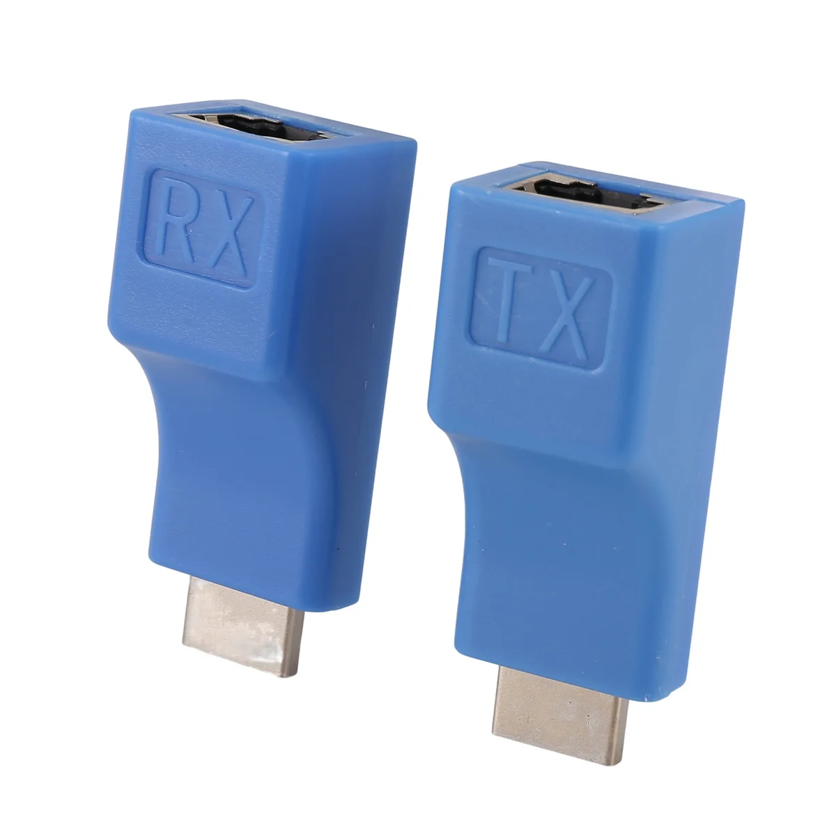 RISE 2Pack موسع HDMI، مكرر محول HDMI إلى RJ45 عبر Cat 5E / 6 1080P ما يصل إلى 30M موسع لـ HDTV PS4 STB 4K 2K