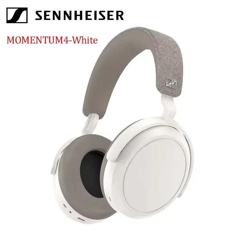 Sennheiser MOMENTUM 4 draadloze hoofdtelefoon voor Bluetooth-headset Kristalheldere gesprekken met adaptieve ruisonderdrukking 60 uur batterijduur