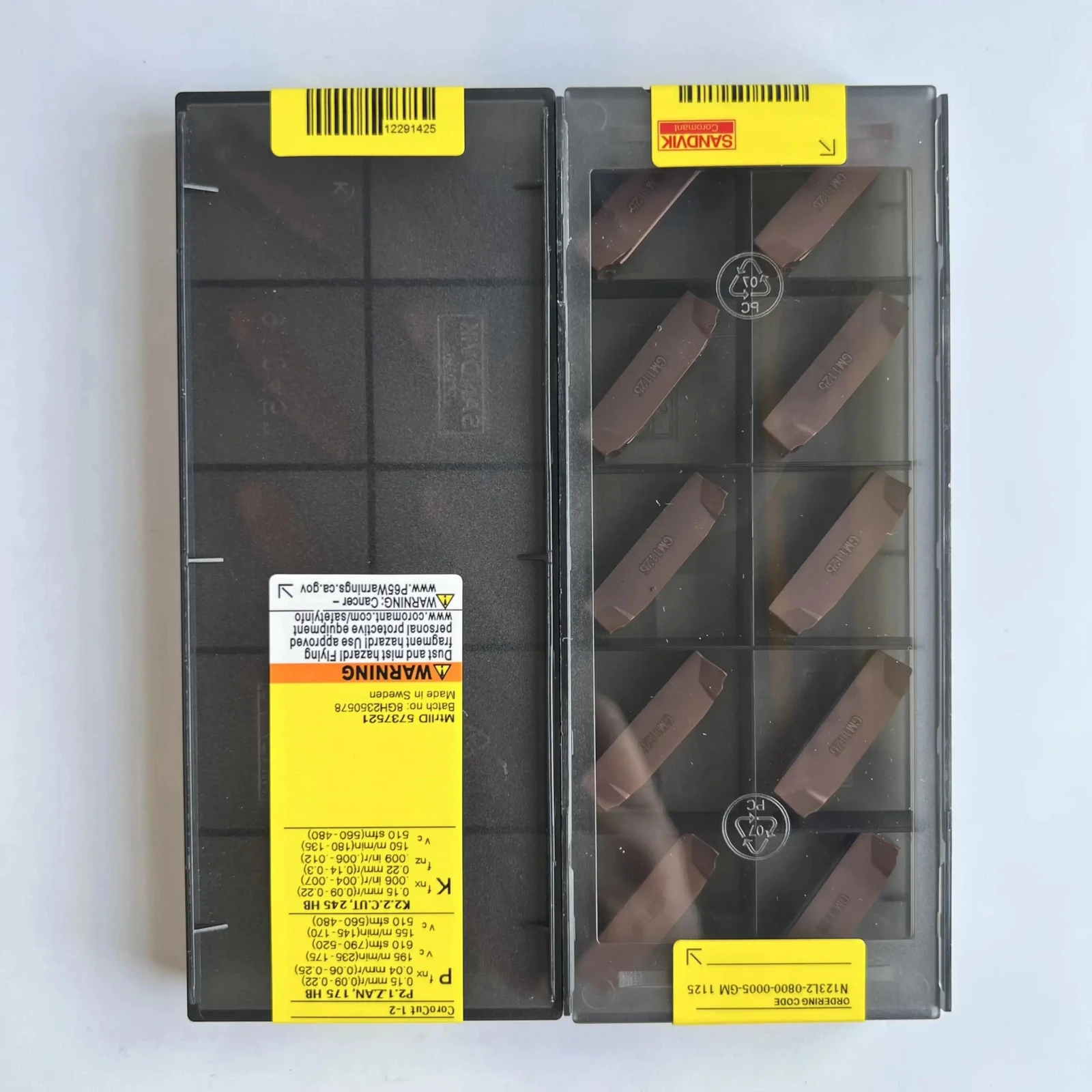 

N123L2-0800-0005-GM 1125 /Original genuine CNC alloy blade 10 PCS