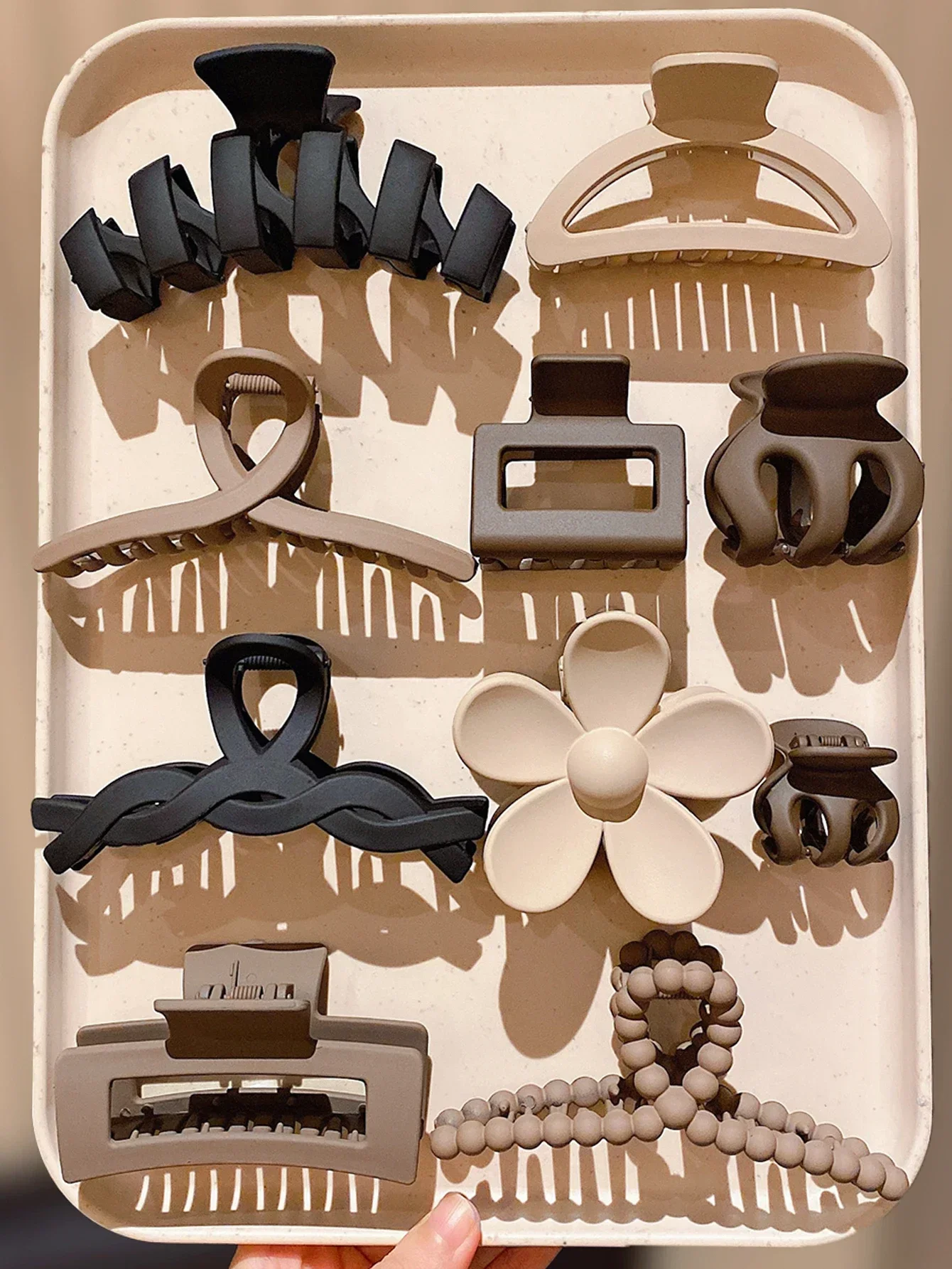 10-teiliges Set Vintage Haarspangen Mehrfarbig Mädchen Geschenk Reise-Essential – Detail 4